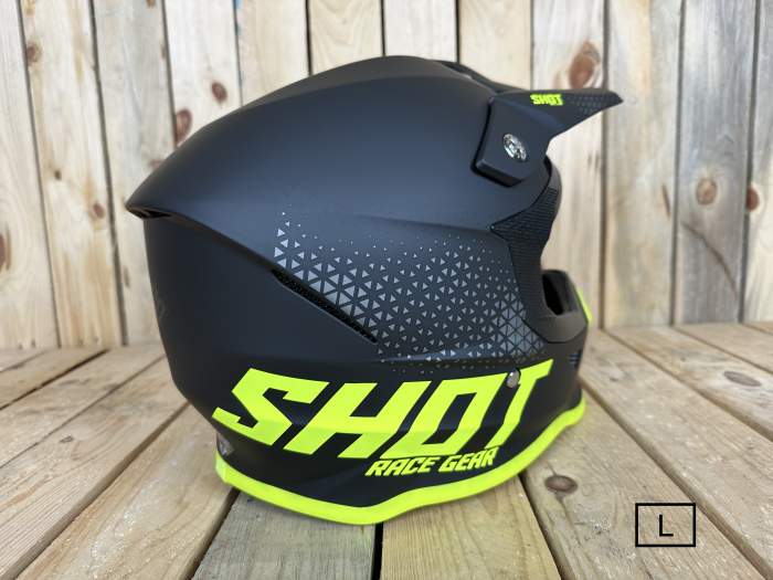 SHOT RAW T-L BLACK/NEON YELLOW