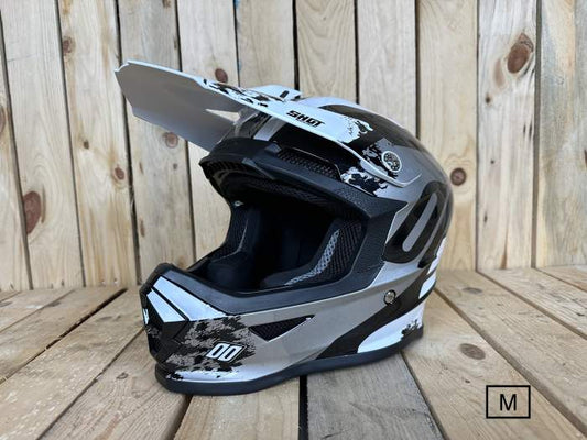 SHOT KID T-M SHADOW BLACK/WHITE
