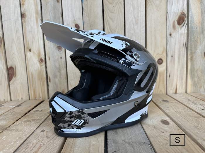 SHOT KID T-S SHADOW BLACK/WHITE