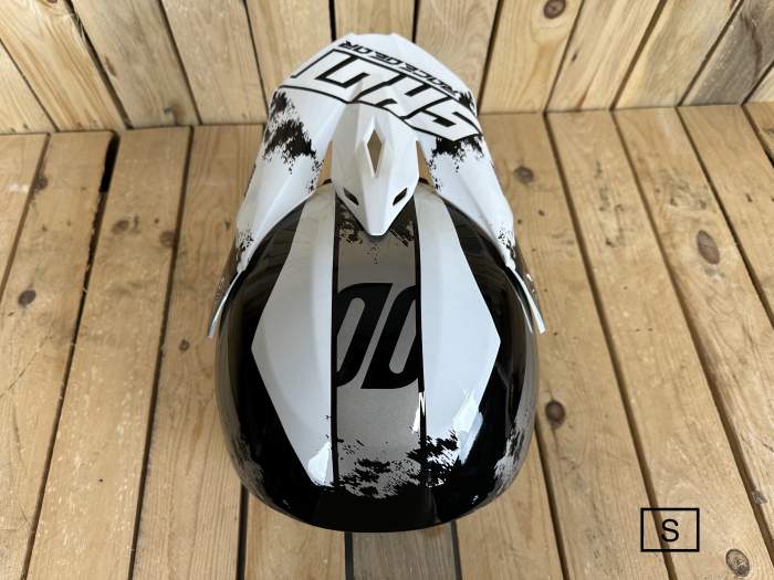 SHOT KID T-S SHADOW BLACK/WHITE