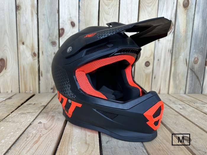 SHOT RAW T-M BLACK/NEON ORANGE