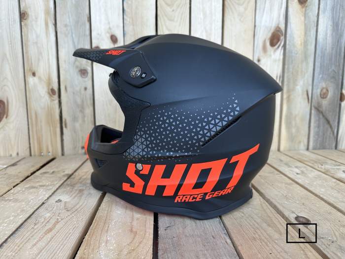 SHOT RAW T-L BLACK/NEON ORANGE