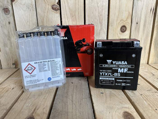 BATERIA YUASA YTX7L-BS 12V-6Ah-100A