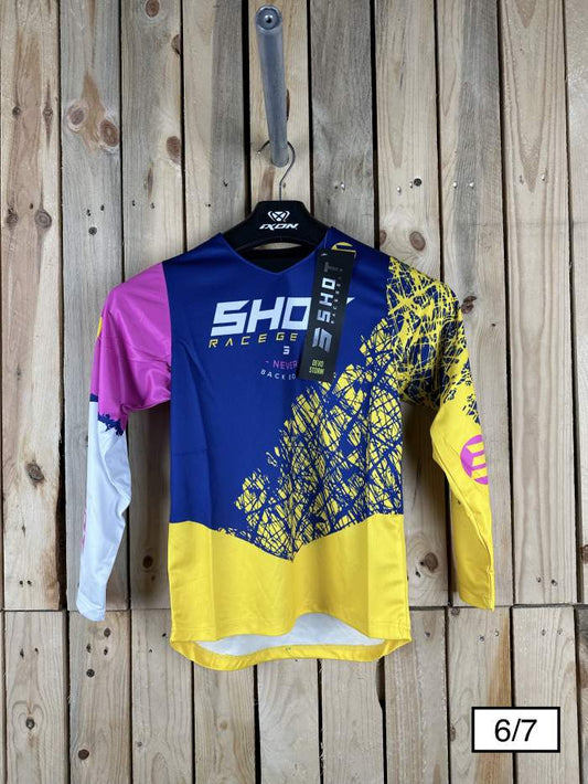 CAMISETA SHOT KID STORM NAVY 6/7