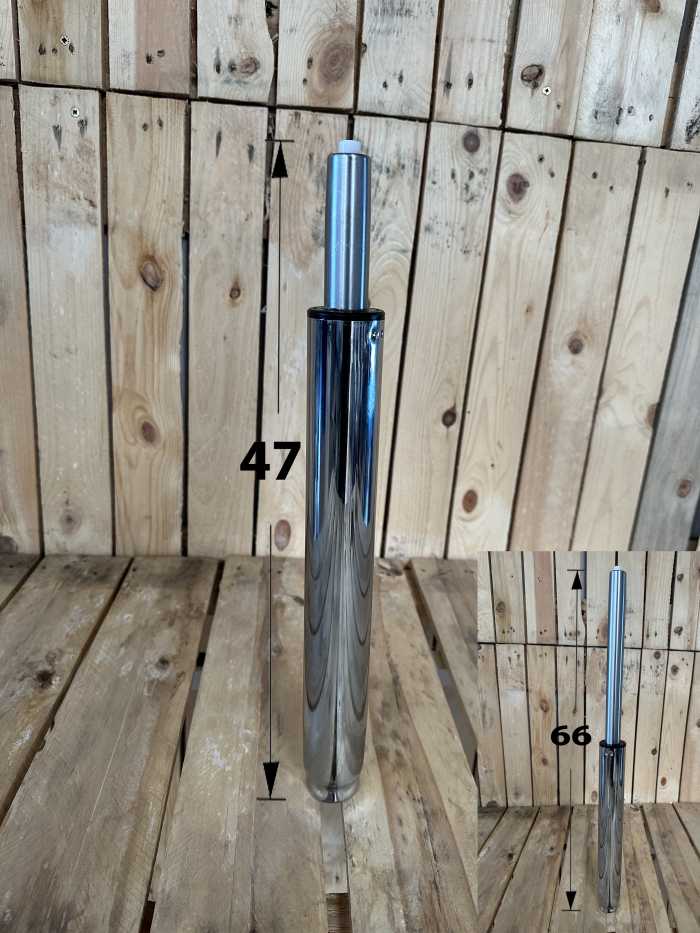 PISTON DE GAS CROMADO LARGO - QrBox.es