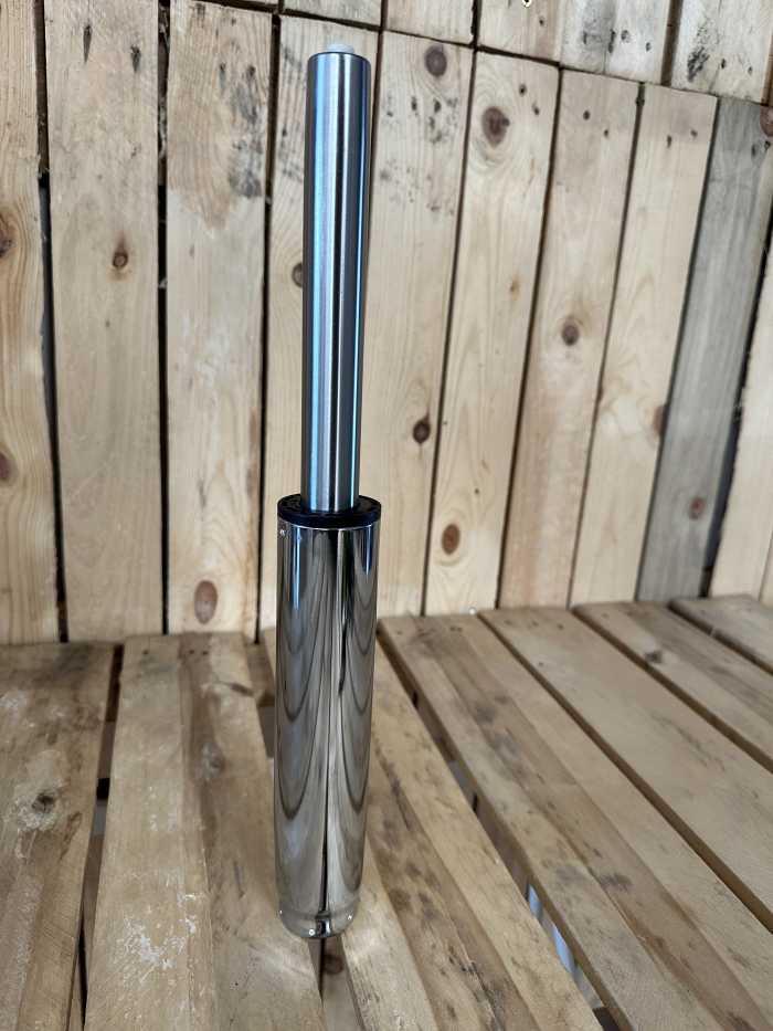 PISTON DE GAS CROMADO CORTO - QrBox.es