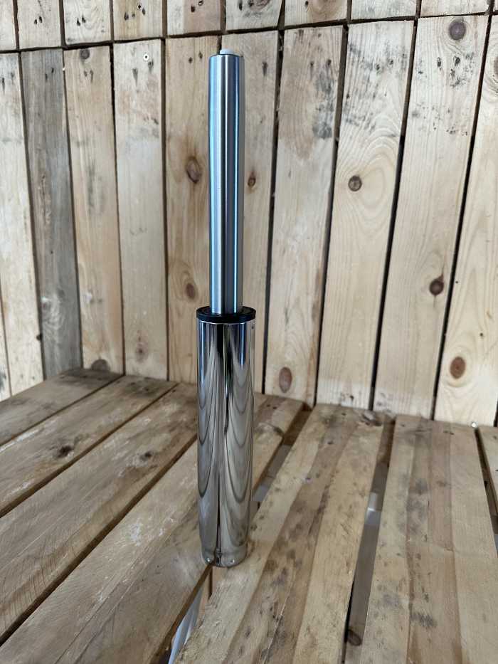 PISTON DE GAS CROMADO CORTO - QrBox.es