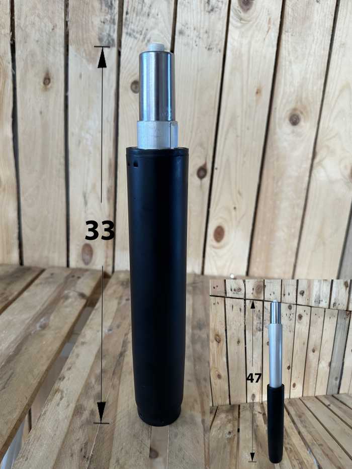 PISTON DE GAS NEGRO CORTO/C - QrBox.es