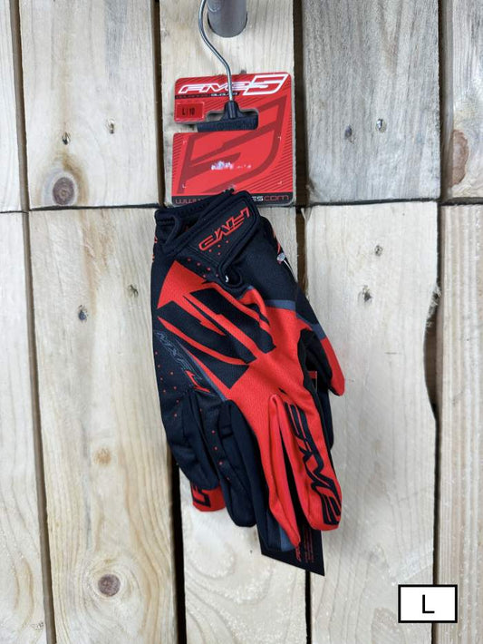 GUANTES T-L FIVE MXF4 RED