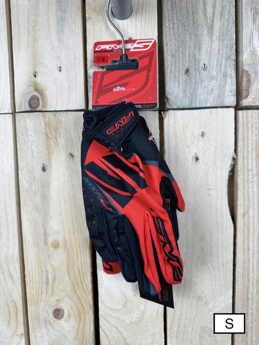 GUANTES S FIVE MXF4 RED