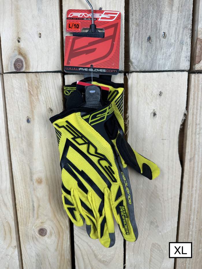 GUANTES XL FIVE PRORIDER YELLOW