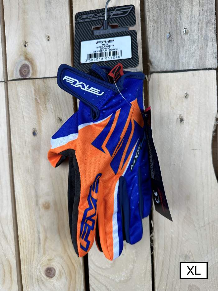 GUANTES T-XL FIVE MXF4 ORANGE