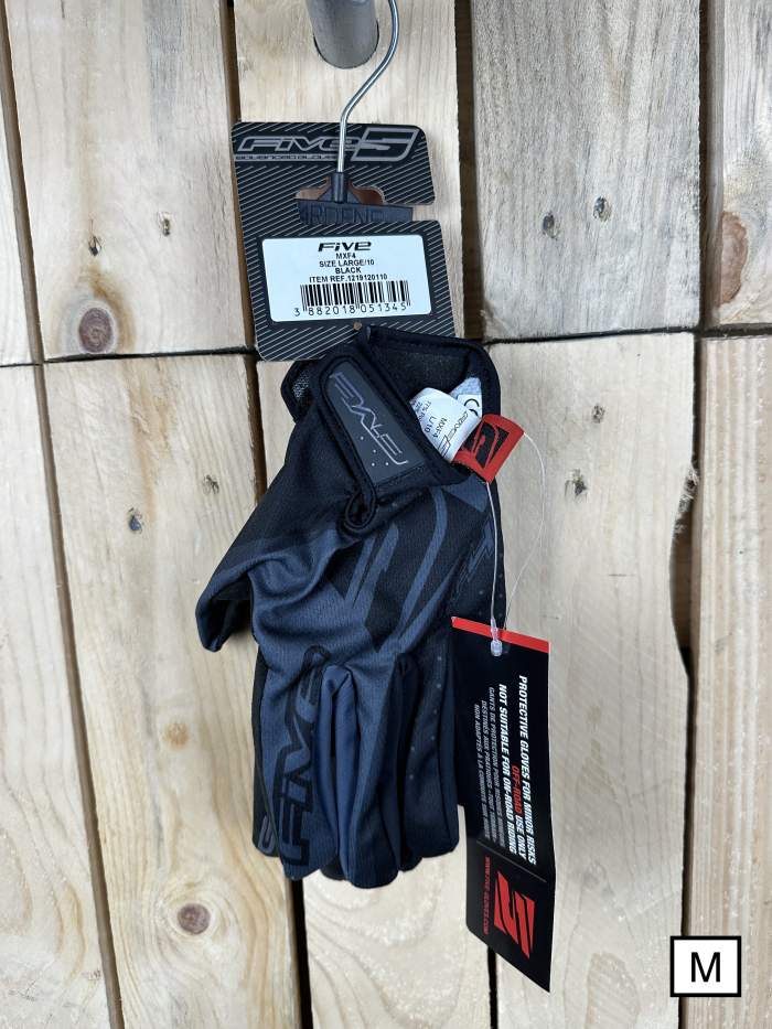 GUANTES T-M FIVE MXF4 BLACK
