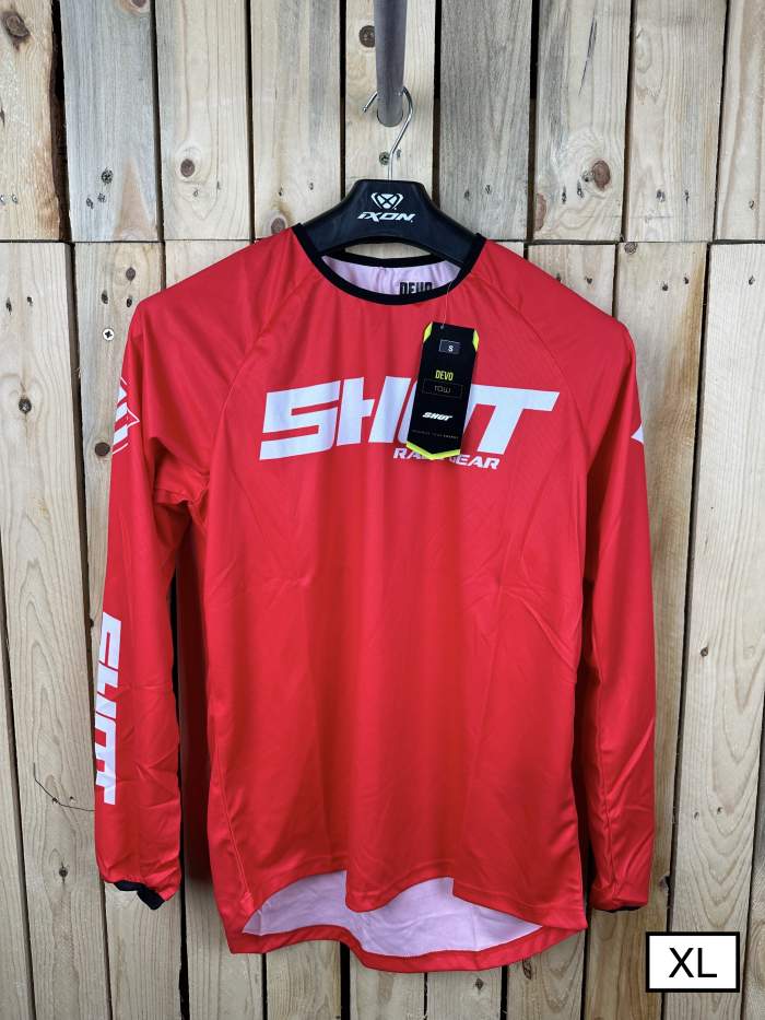 CAMISETA XL SHOT RAW RED