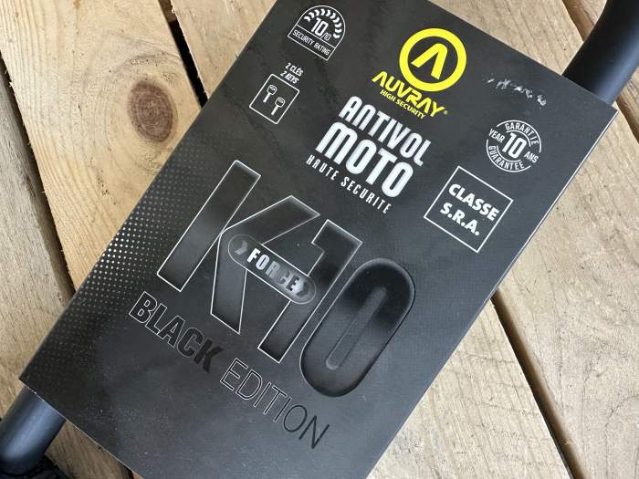 CANDADO AUVRAY K10 85/310 BLACK EDITION