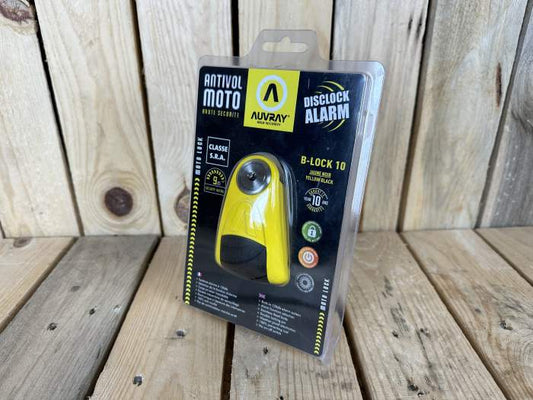 CANDADO DISCO AUVRAY B-LOCK 10 CON ALARMA