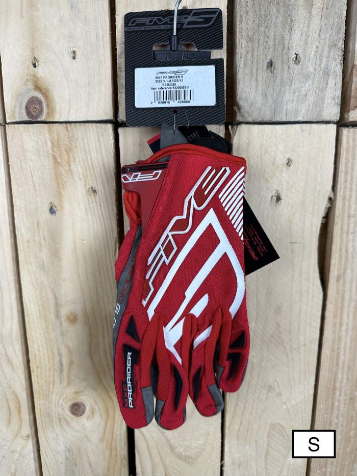 GUANTES T-S FIVE PRORIDER RED