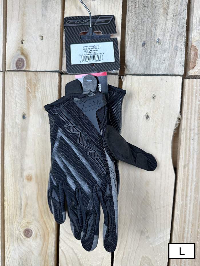 GUANTES T-L FIVE PRORIDER BLACK