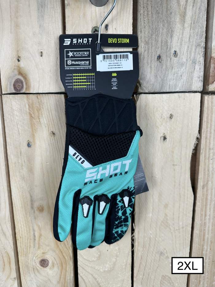 Guantes T-2XL Shot Storm Green