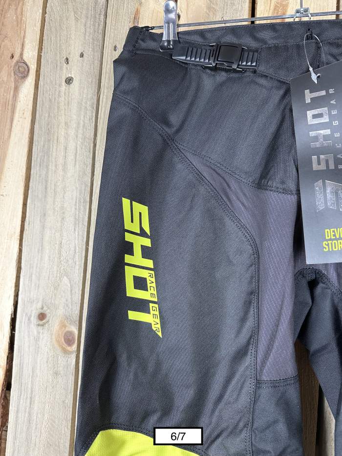 PANTALON 6/7 AÑOS SHOT KID STORM LIME