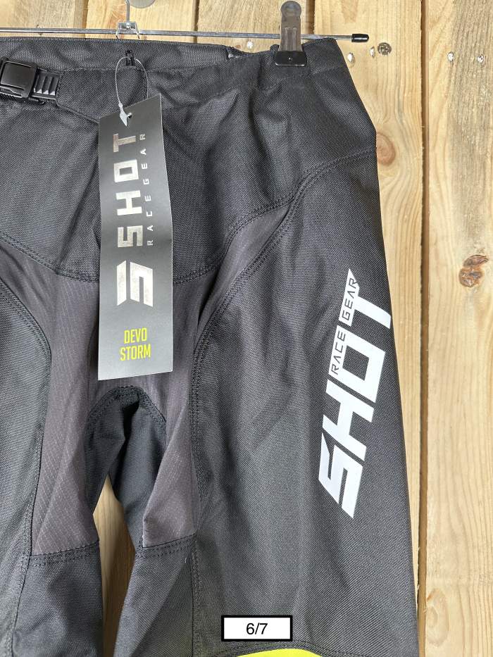 PANTALON 6/7 AÑOS SHOT KID STORM LIME