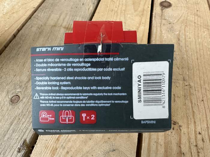 CANDADO MINI FRANCE ANTIVOL STARK