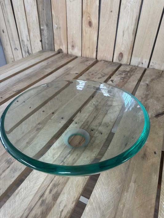 PICA DE CRISTAL REDONDA 30CM - QrBox.es