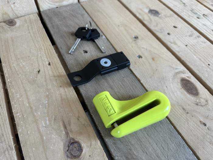 CANDADO FRANCE ANTIVOL BLOQUEO DISCO