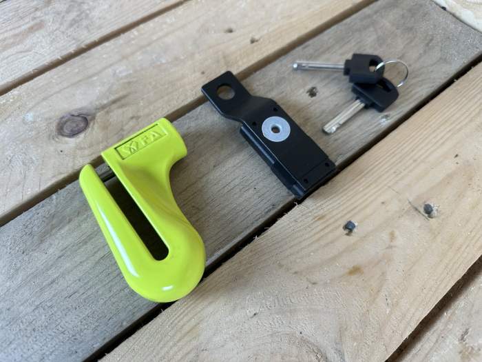 CANDADO FRANCE ANTIVOL BLOQUEO DISCO