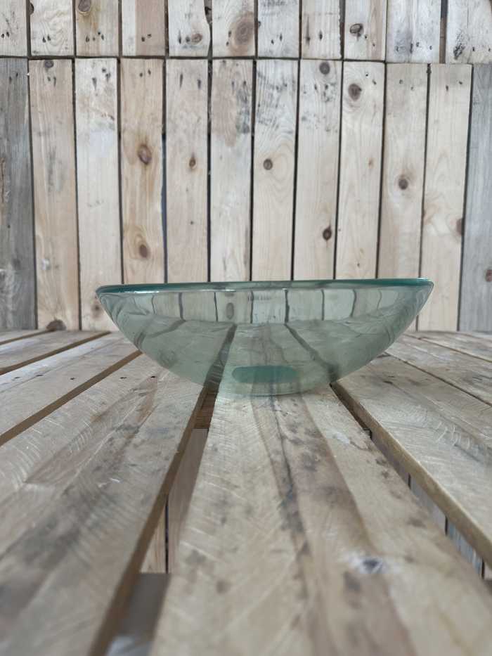 PICA DE CRISTAL REDONDA 30CM - QrBox.es