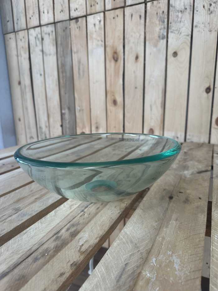 PICA DE CRISTAL REDONDA 30CM - QrBox.es