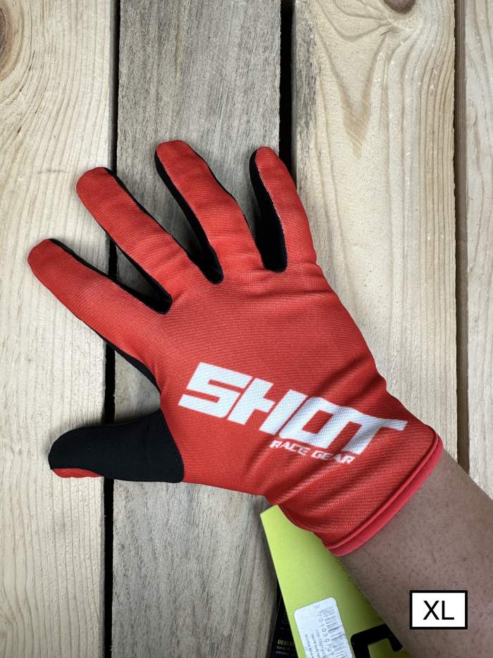 Guantes T-XL Shot Raw Red