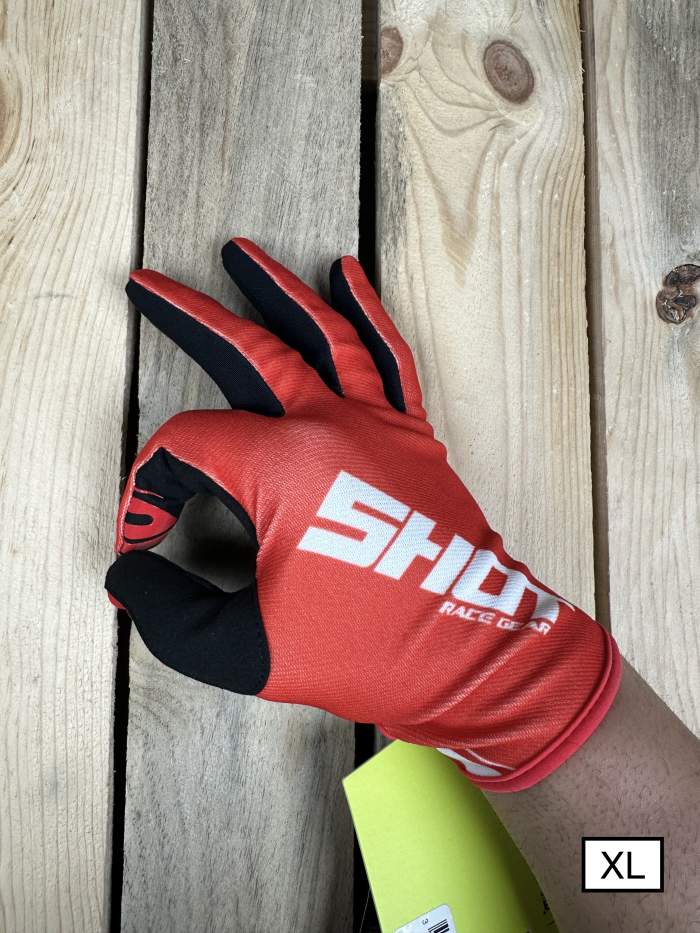 GUANTES T-XL SHOT RAW RED