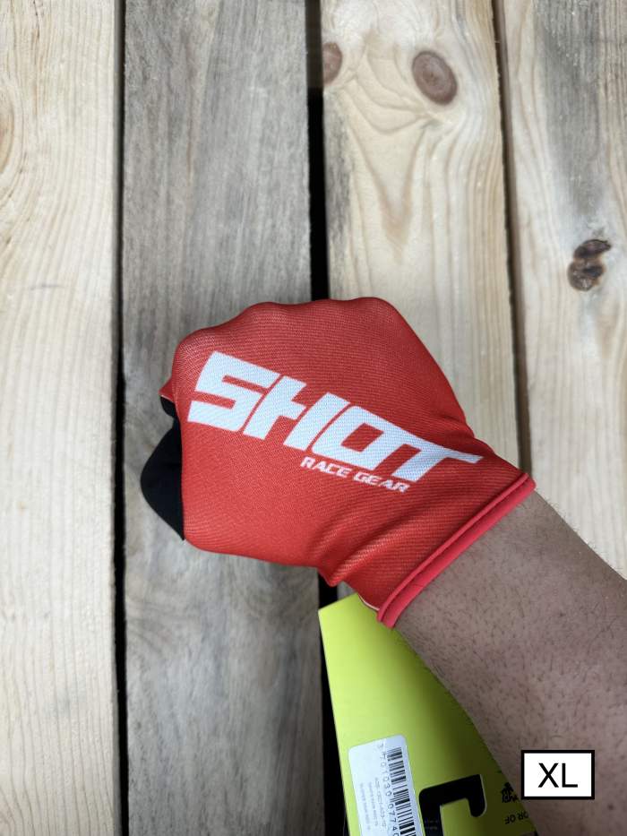 GUANTES T-XL SHOT RAW RED