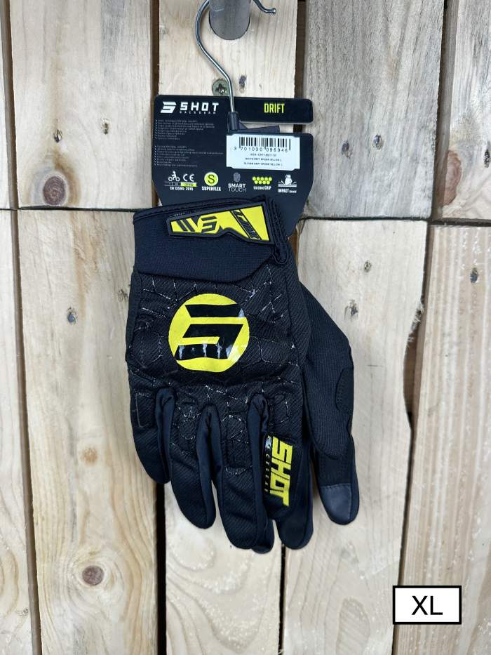 GUANTES T-XL SHOT DRIFT SPIDER YELLOW