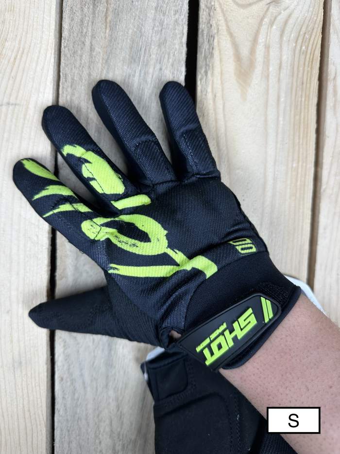 Guantes T-S Shot Razor Black Neon Yellow