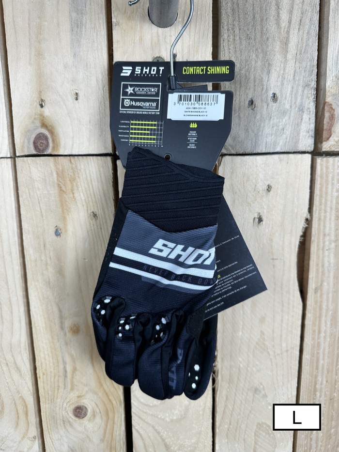 GUANTES T-L SHOT SHINING BLACK