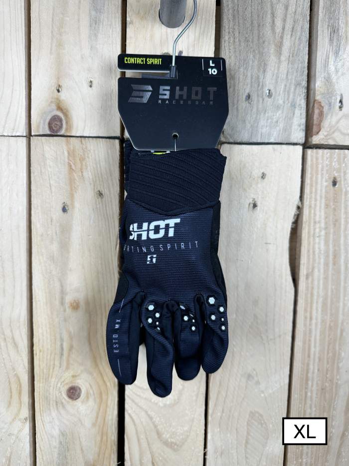 GUANTES T-XL SHOT SPIRIT BLACK