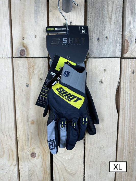 GUANTES T-XL SHOT HUSQVARNA DARK GREY