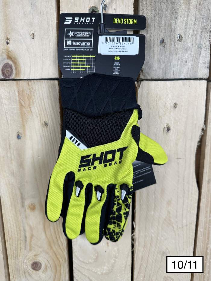 Guantes T-10/11 Shot Storm Lime