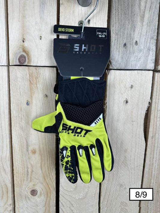 GUANTES T-8/9 SHOT STORM LIME