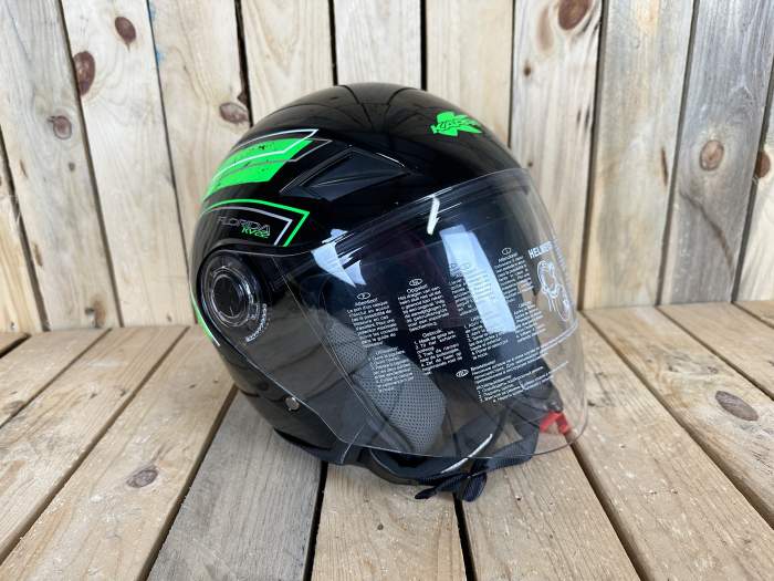KAPPA T-S KV22 FLORIDA JET BLACK/GREEN