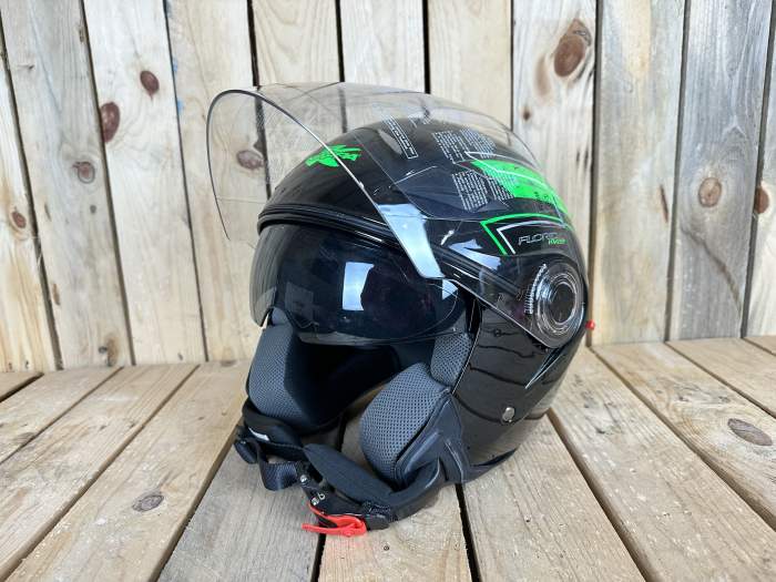 KAPPA T-S KV22 FLORIDA JET BLACK/GREEN