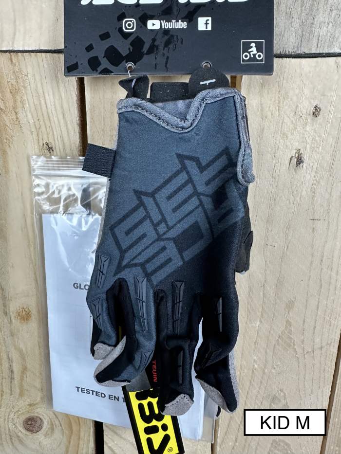 GUANTES T-M ACERBIS MX X-K KID GREY/BLACK