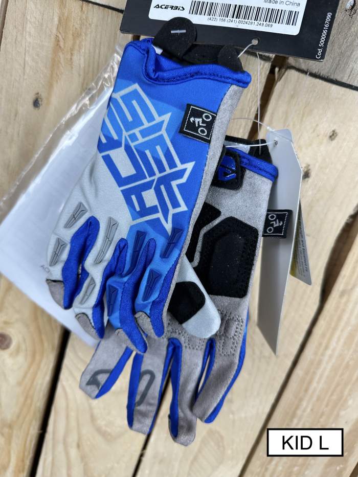 Guantes T-L Acerbis Mx X-K Kid Blue/Grey