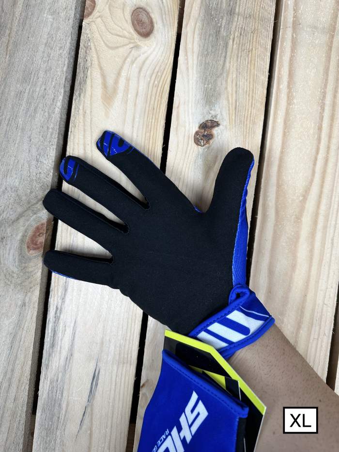 GUANTES T-XL SHOT RAW BLUE