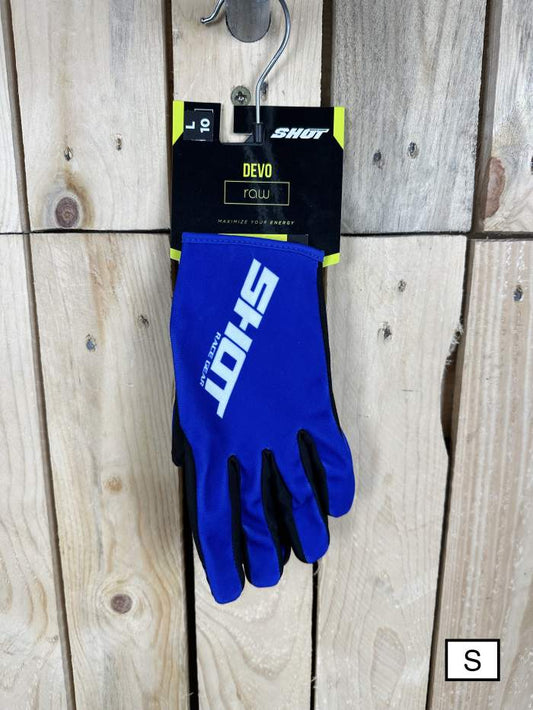 GUANTES T-S SHOT RAW BLUE