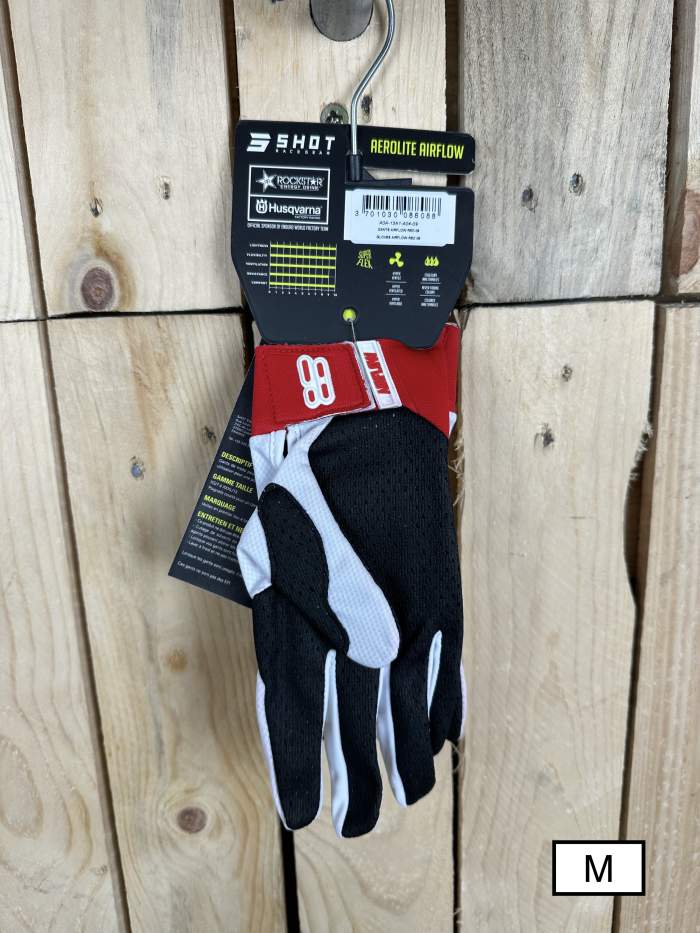 Guantes T-M Shot Air Flow Red
