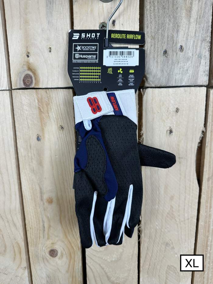 Guantes T-XL Shot Air Flow Navy
