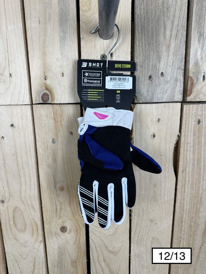 GUANTES T-12/13 SHOT KID STORM NAVY